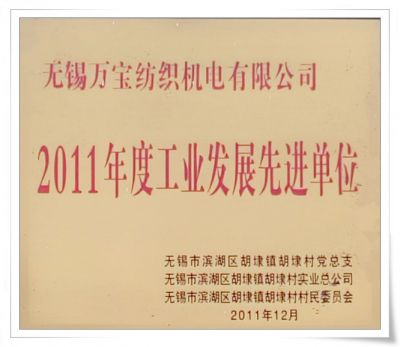 2011年先进企业